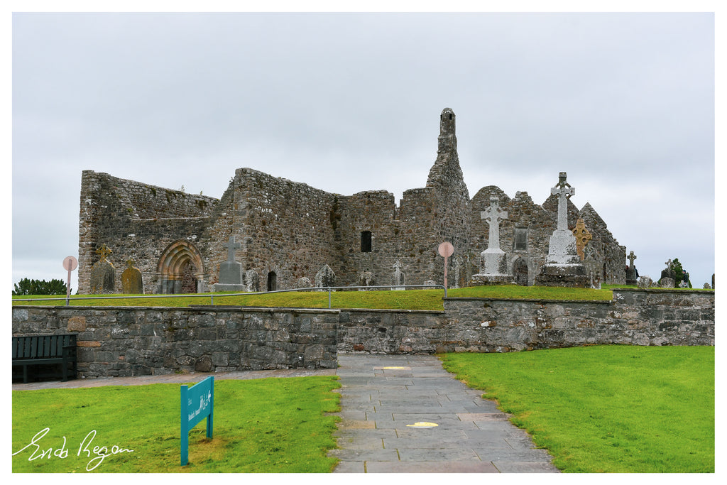 Clonmacnoise Monastery, County Offaly. 